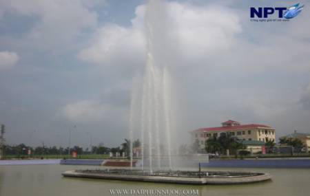Đài phun nước tại UBND huyện Yên Phong - Bắc Ninh