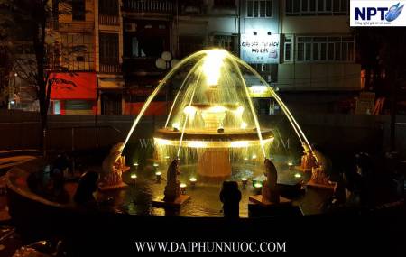 Đài phun nuớc tại Chợ Nhớn - Thành Phố Bắc Ninh