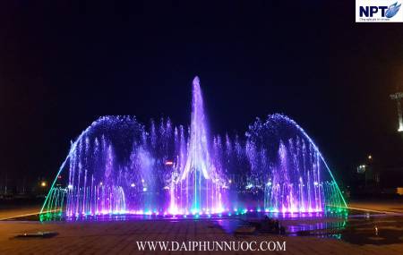 Nhạc nước cạn tại Quảng trường Việt Yên - Bắc Giang