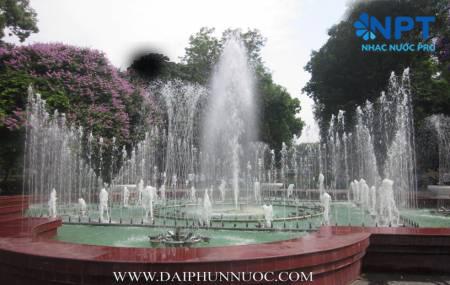<span>Đài phun nước tại </span>công viên Thống Nhất - Hà Nội