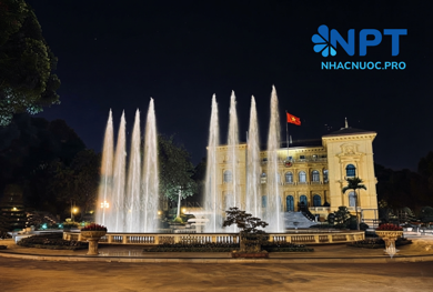 Đài phun nước Phủ Chủ tịch: Biểu tượng kiến trúc và niềm tự hào NPT - Nhạc Nước Pro