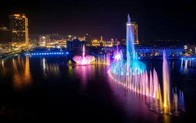 Nhạc nước Hạ Long Marina – Halo Bay Show BIM Group | NPT Nhạc Nước Pro thiết kế & thi công