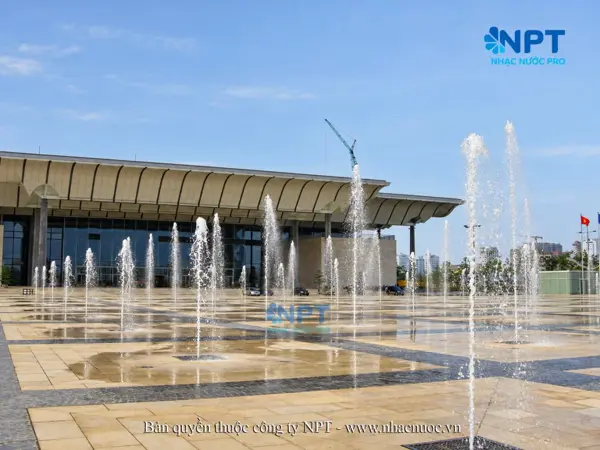 Thiết kế đài phun nước cho trung tâm hội nghị: từ kiến trúc đến vận hành