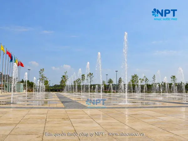 Khi triển khai nhiều đài phun nước cùng lúc, NPT phải giải bài toán gì?