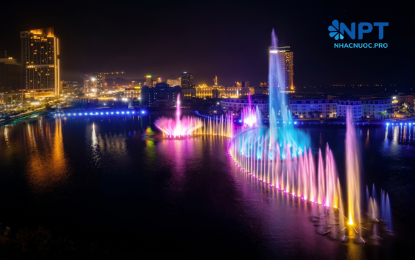 Nhạc nước Hạ Long Marina – Halo Bay Show BIM Group | NPT Nhạc Nước Pro thiết kế & thi công