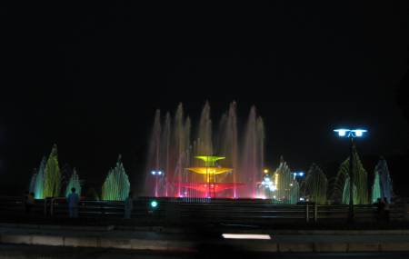 Đài phun nước tại trung tâm TP Vĩnh Yên