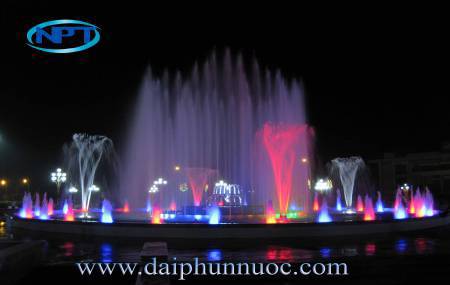 Đài phun nước tại trung tâm TP Yên Bái