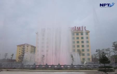 Đài phun nưóc tại Nhà máy xi măng Xuân Thành - Hà Nam