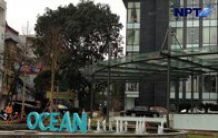 Công trình đài phun nước tại Ocean Bank - Hà Nội