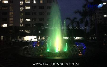 Đài phun nước tại khu đô thị Đặng Xá - Gia Lâm - Hà Nội
