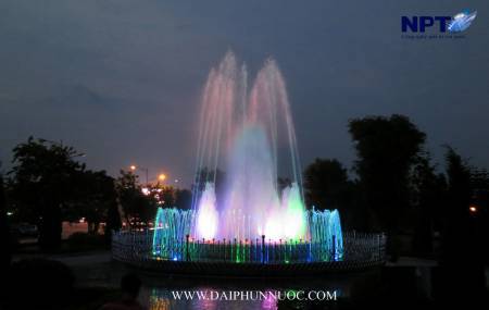 Đài phun nước tại trung tâm TP Lạng Sơn
