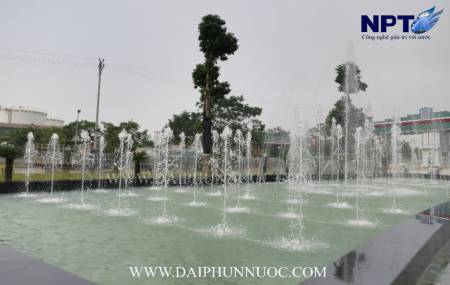 Công trình đài phun nước tại trụ sở tập đoàn Hải Linh - Việt Trì Phú Thọ