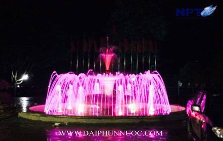 Công trình đài phun nước tại Bộ Chỉ Huy Quân Sự tỉnh Sơn La