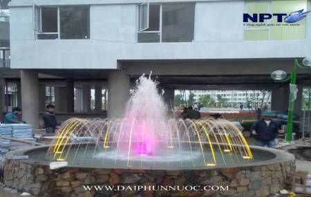 Công trình đài phun nước tại khu đô thị Đặng Xá - Giai đoạn 4