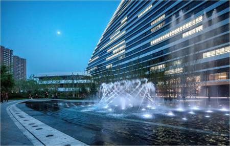 Đài phun nước nghệ thuật Trung tâm Hội nghị Quốc gia