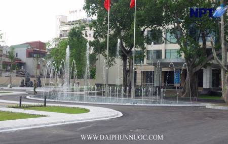 Đài phun nước tại Tỉnh Uỷ - TP. Hải Dương