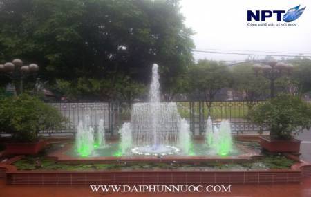 Đài phun nước tại ngân hàng AgriBank - Bát Xát, Lào Cai