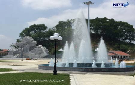 Đài phun nước tượng đài Nguyễn Tất Thành - TP. Tuyên Quang
