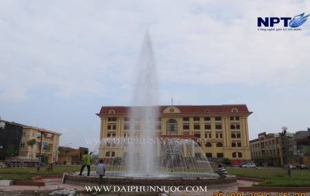 Đài phun nước tại Bộ Chỉ Huy Quân Sự tỉnh Hưng Yên