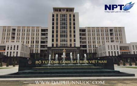 Đài phun nước tại Bộ Tư Lệnh Cảnh Sát Biển Việt Nam