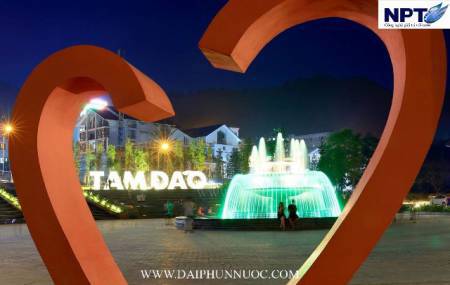 Đài phun nước tại Tam Đảo - Vĩnh Phúc