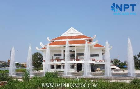 Đài phun nước tại Bảo Tàng Thành Phố Hưng Yên