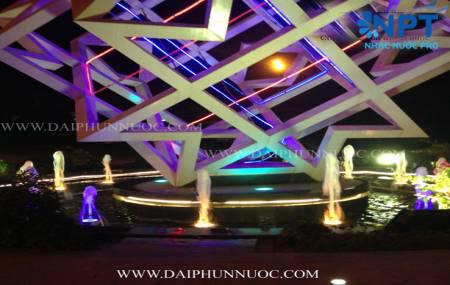 Đài phun nước tại trung tâm thành phố Hòa Bình - tỉnh Hòa Bình