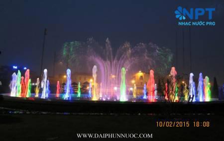Công trình nhạc nước tại quảng trường Thống Nhất - TP. Hải Dương