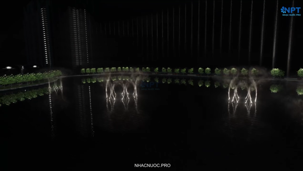 Mô phỏng Nhạc nước tại HaLong Marina: Trải nghiệm ánh sáng và âm nhạc đỉnh cao