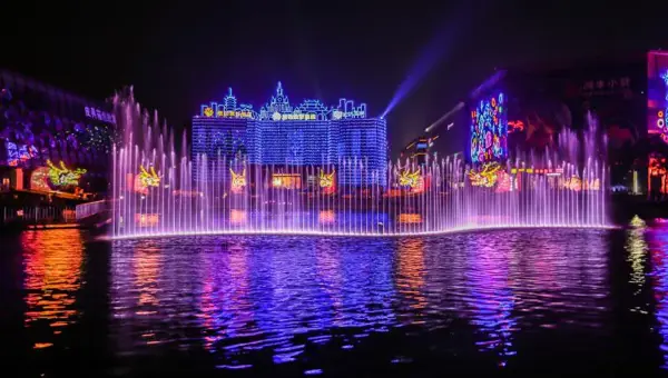 Đỉnh cao Phong thủy cảnh quan: Dùng Water Laser Show để 