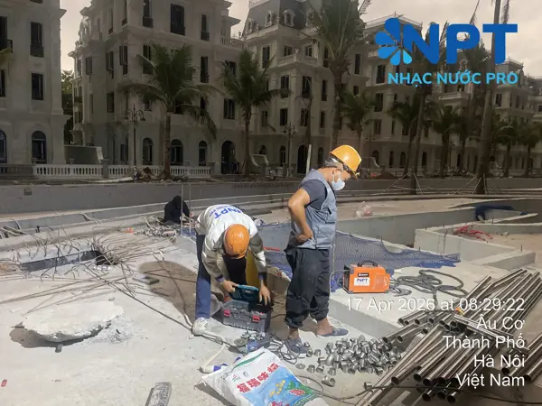 Hệ thống nhạc nước gồm những thiết bị gì?