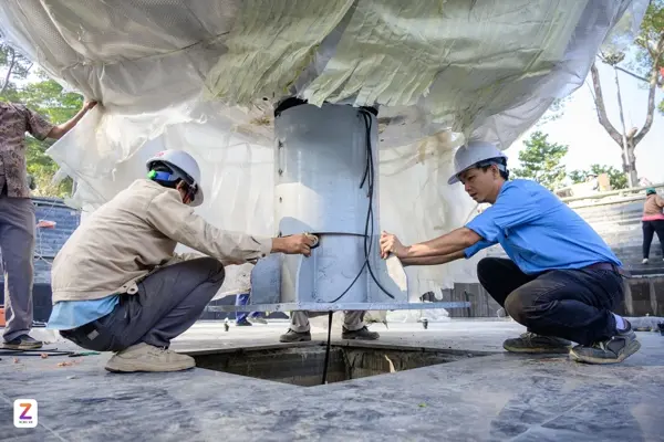Báo Znews đưa tin về dự án nhạc nước tại Đài tưởng niệm nạn nhân COVID-19 do NPT Nhạc Nước Pro thi công