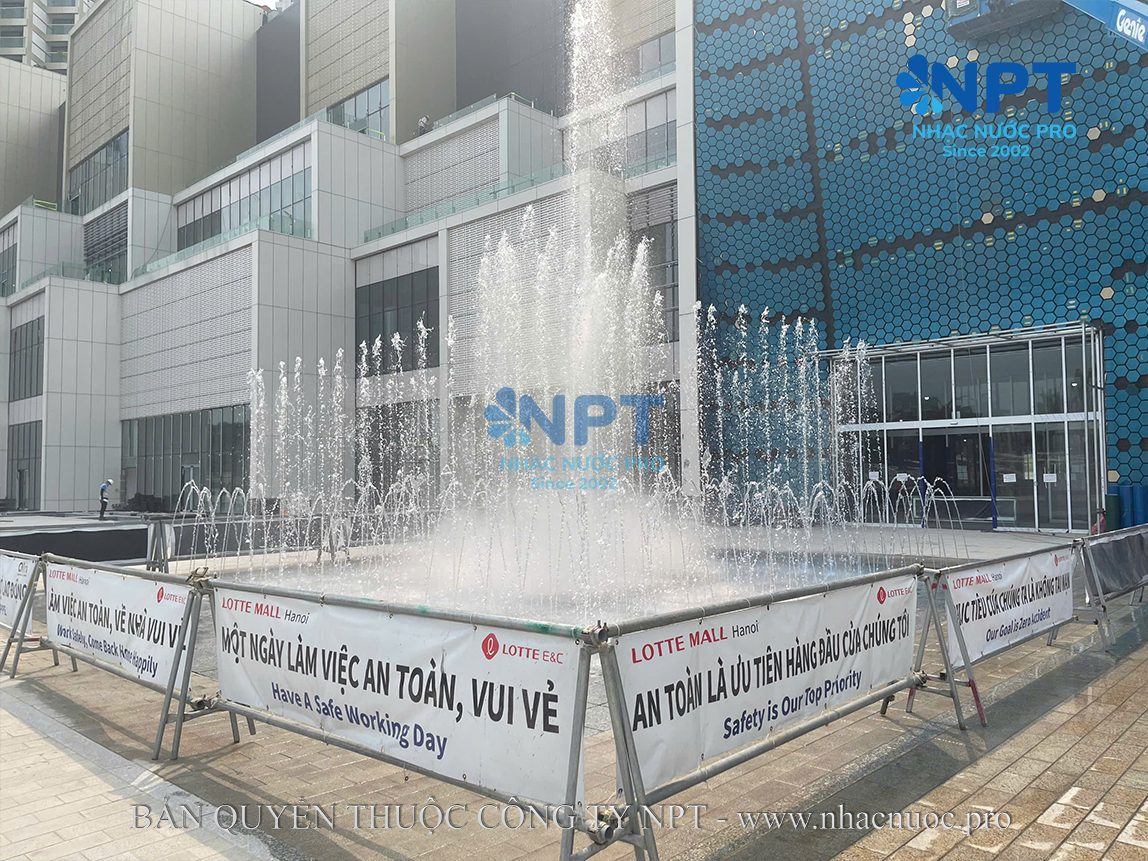 Nhạc nước âm sàn - Giải pháp linh hoạt cho quảng trường và không gian công cộng