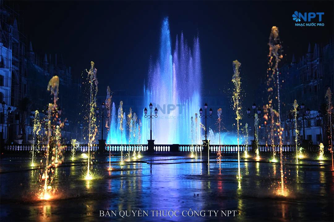 Bố cục vòi phun trong thiết kế nhạc nước tạo cấu trúc cảm xúc cho show diễn