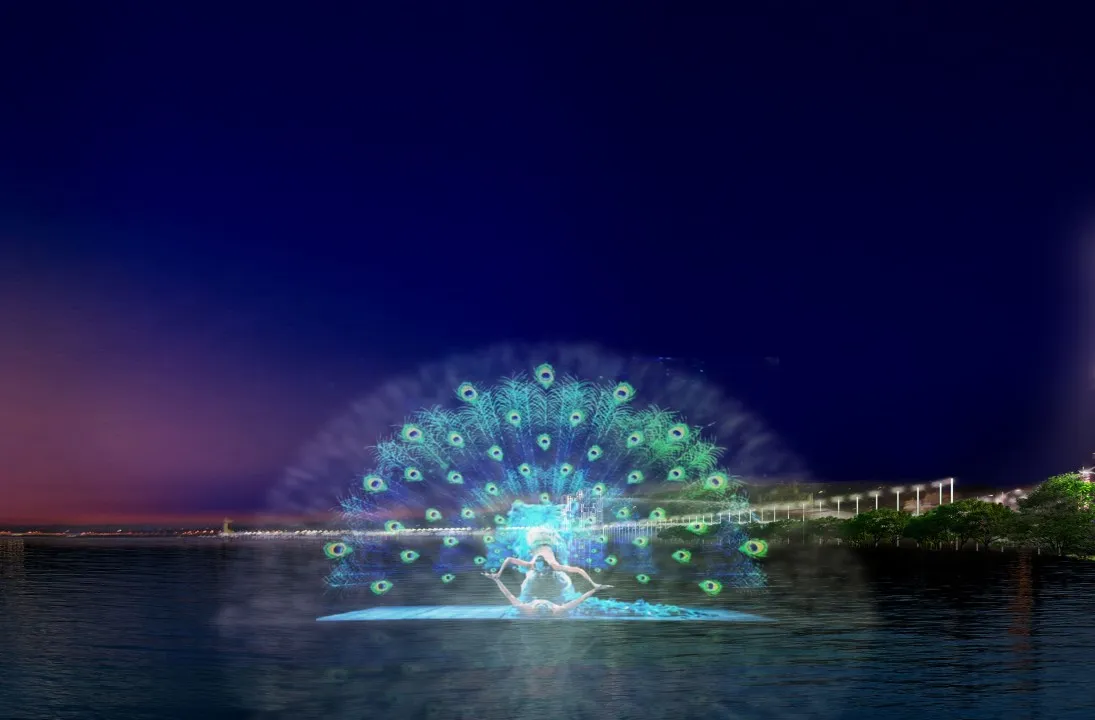 Hiệu ứng Hologram 3D trên màn nước vô hình