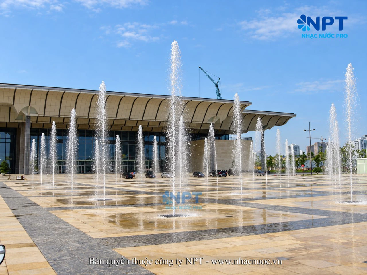 Phối hợp MEP khi thiết kế đài phun nước cho trung tâm hội nghị