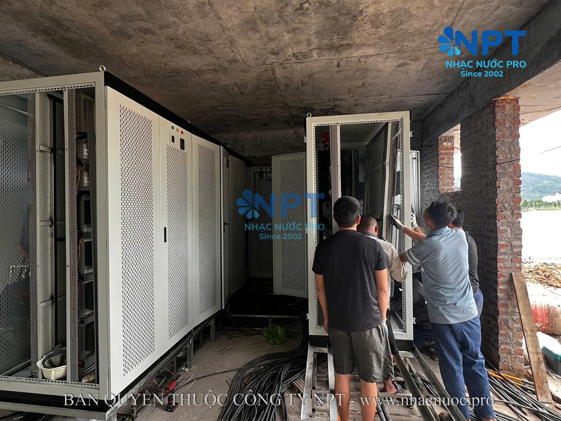 Hệ thống nhạc nước nghệ thuật Halo Bay Show do NPT thiết kế và thi công
