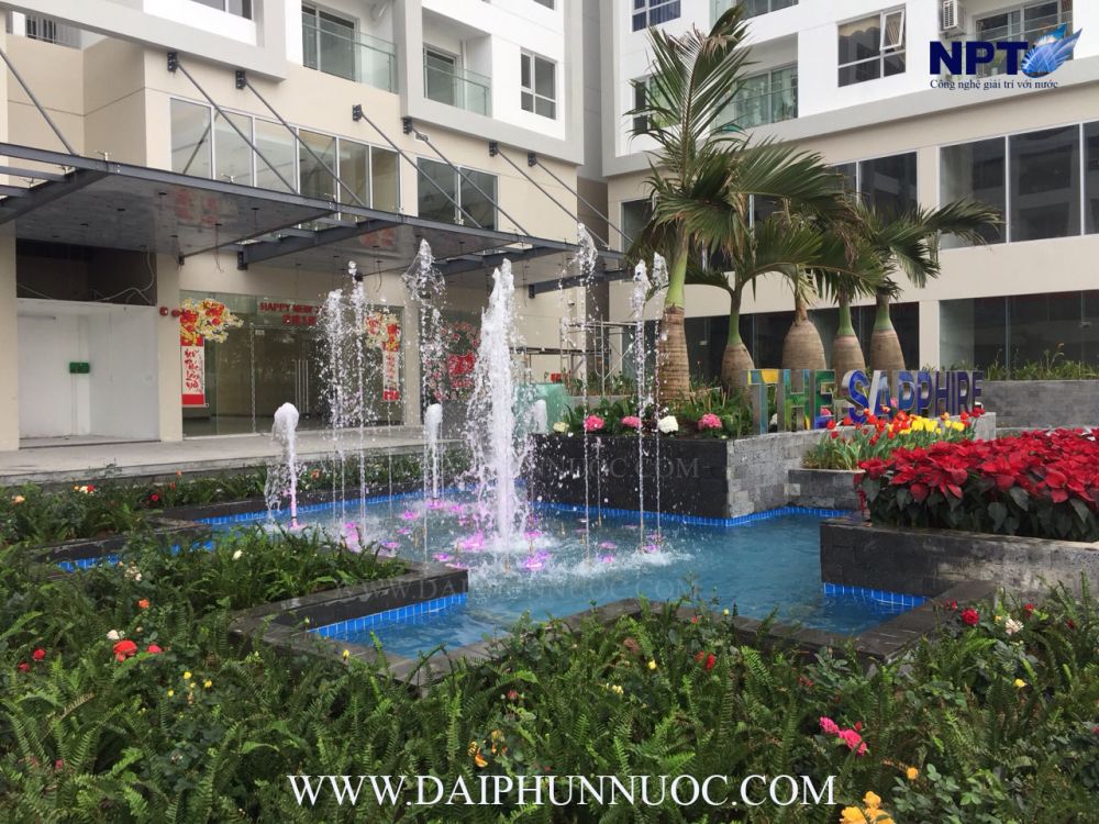 Đài phun nước DOJI Hạ Long – góc tổng thể