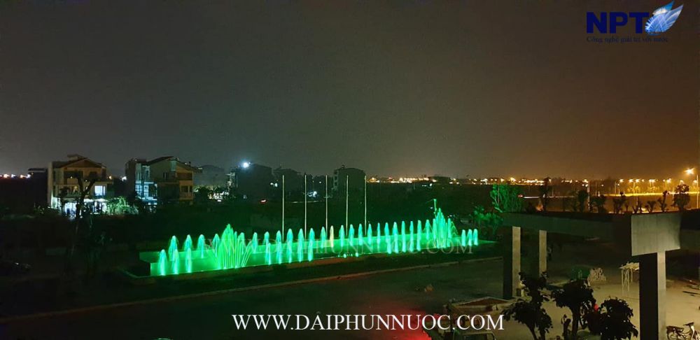 Đài phun nước DIC Star – toàn cảnh nhìn từ xa