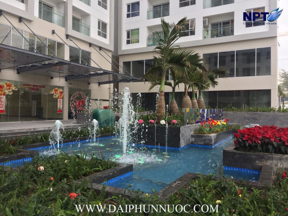 Đài phun nước DOJI Hạ Long – chi tiết cụm trung tâm