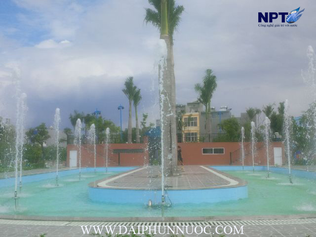 Đài phun nước Công viên Thể thao Thái Bình - NPT thi công