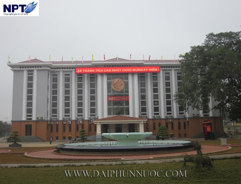 Chi tiết đài phun nước bát sen tại Quân Đoàn I Ninh Bình, công trình kỷ niệm 40 năm