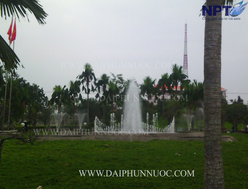 Hệ thống phun đồng tâm Tỉnh ủy Quảng Nam