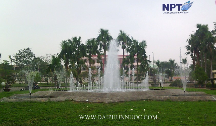 Hiệu ứng phun nước trung tâm Quảng Nam