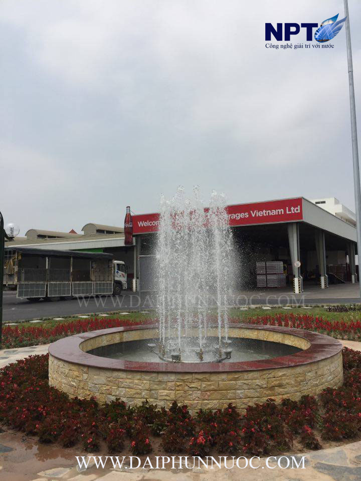 Đài phun nước tại Nhà máy Coca-Cola - Ngọc Hồi - Hà Nội