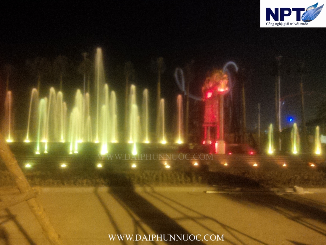 Toàn cảnh tuyến trình diễn ban đêm