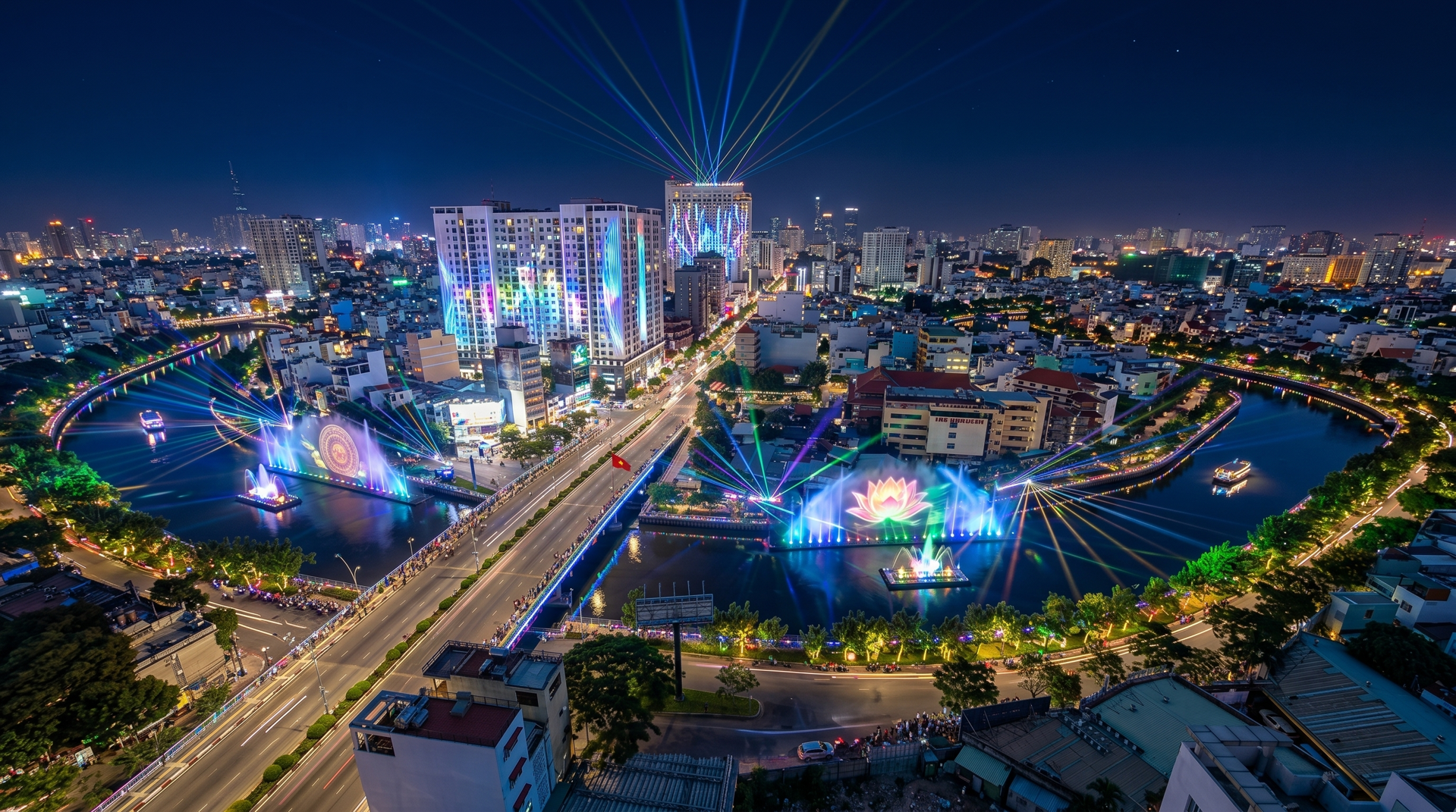 Dòng kênh ánh sáng Nhiêu Lộc – Thị Nghè: Hồi sinh nội đô và kiến tạo an ninh tự thân bằng nhạc nước phao nổi