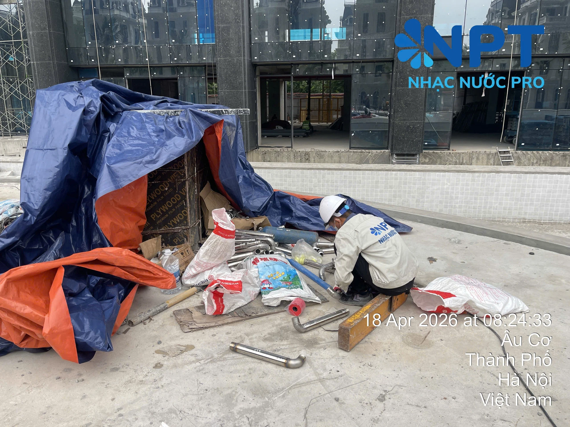 Quy trình thi công nhạc nước từ khảo sát đến bàn giao