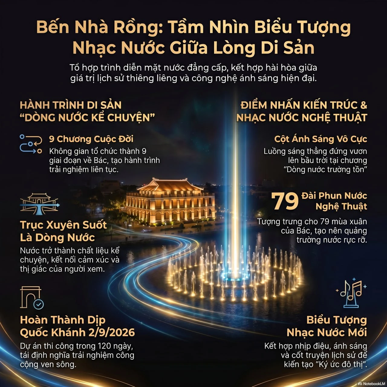 Phối cảnh dự án chỉnh trang không gian Bến Nhà Rồng nhìn từ trên cao