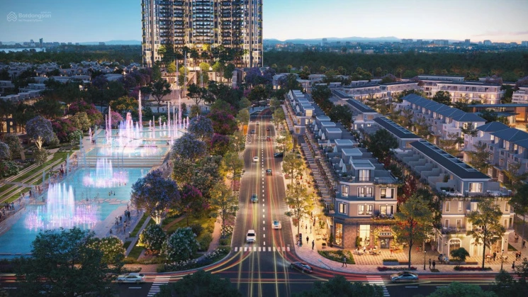 Nhạc nước thúc đẩy kinh tế đêm và giá trị shophouse